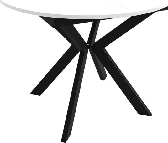 Ferrer Spisebord 138 cm - Svart/Hvit