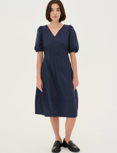 Culture Cuantoinett Ss Dress - Navy - L