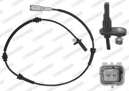 Sensor, ABS WAGNER ABS00082
