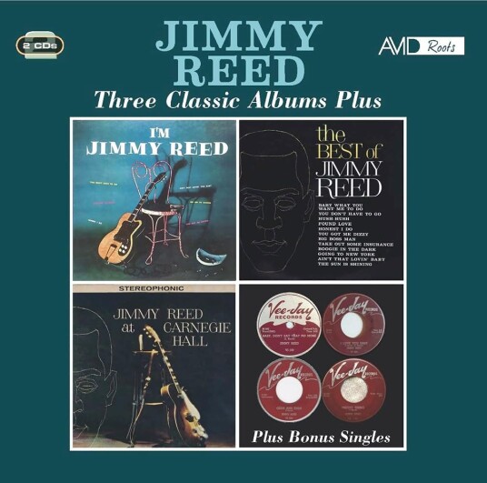 Jimmy Reed  Three Classic Albums Plus (I'm Jimmy Reed / The Best Of Jimmy Reed / Jimmy Reed At Carnegie Hall)  CD