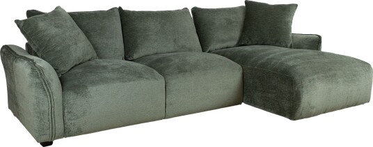Hjørnesofa Denvi Høyre mintgrønn