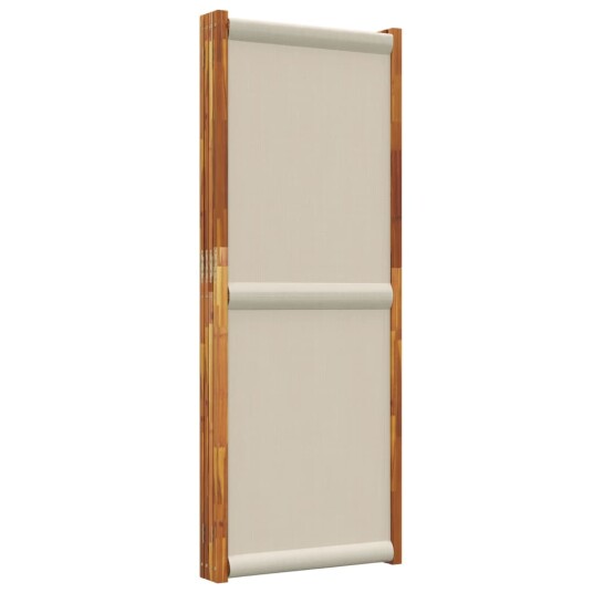  Romdeler 4 paneler lysegrå 280x180 cm 8721012464230