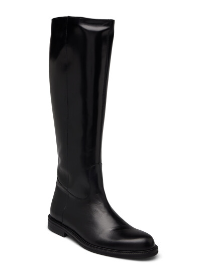 ANGULUS Boots   Flat   With Zipper   Black   35
