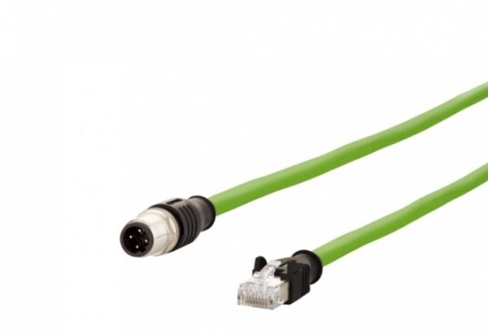 Metz Connect 142M4d15100 10 M Cat5e Rj-45 M12 Grønn