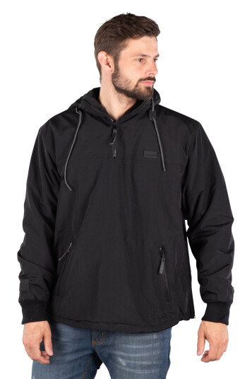 Brandit Jakke Luke Windbreaker Svart XXL Brandit Jakke Luke Windbreaker Svart XXL
