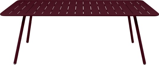 Fermob   Luxembourg Table 207 X 100   Black Cherry   Utendørs Spisebord   Frédéric Sofia   Rød   Metall