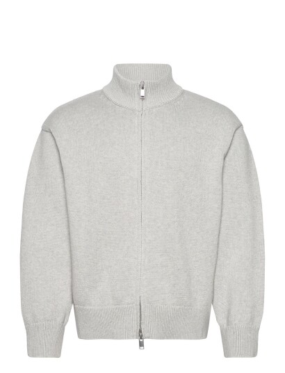 HAN Kjøbenhavn Diamond Knit Cardigan   Grey   XXL