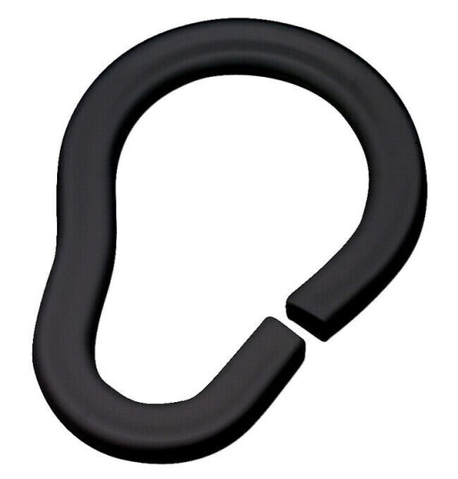Habo Dusjforhengring Sort Habo Dusjforhengring Sort