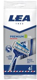 LEA Engangsbarberhøvel Premium 3 Fleksibelt hode   4 stk.