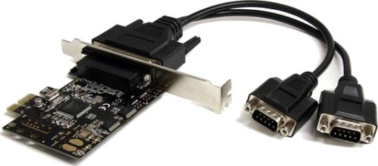 StarTech 2 Port RS232 PCI Express Serial Card w/ Breakout Cable Seriell adapter PCIe lav profil RS 232 x 2 StarTech 2 Port RS232 PCI Express Serial Card w/ Breakout Cable Seriell adapter PCIe lav profil RS 232 x 2