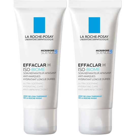 La Roche Posay Effaclar H Iso Biome Creme Duo 2x40 ml La Roche Posay Effaclar H Iso Biome Creme Duo 2x40 ml