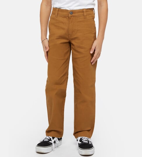 Dickies Kids' Carpenter Pant Brown Duck M Dickies Kids' Carpenter Pant Brown Duck M
