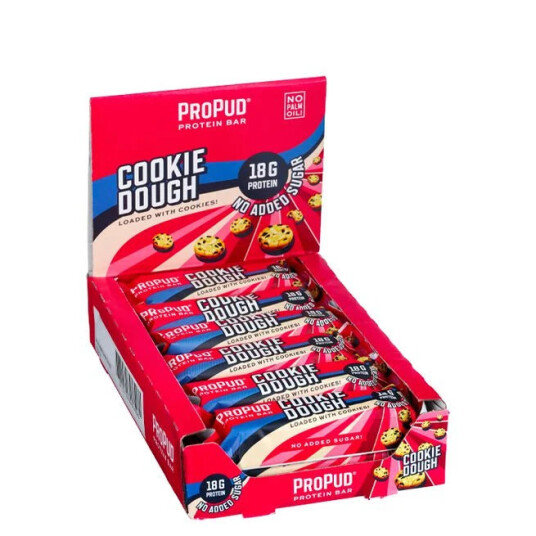 ProPud Protein Bar 55g x 12stk Cookie Dough ProPud Protein Bar 55g x 12stk Cookie Dough