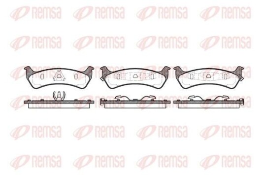 Bremseklosser REMSA 0470.02 Bremseklosser REMSA 0470.02