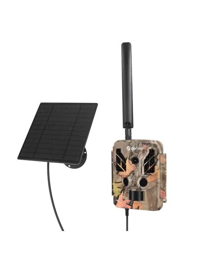 DENVER WSL-8050 - Wildlife camera with 8MP CMOS 4G to connect to Trail cam go application and 5W solar panel DENVER WSL-8050 - Wildlife camera with 8MP CMOS 4G to connect to Trail cam go application and 5W solar panel