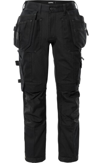 Fristads Håndverker stretch bukse dame 2533 GCYD Svart 44 Fristads Håndverker stretch bukse dame 2533 GCYD Svart 44