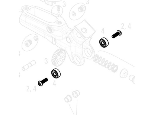 Sram Bremsehendel Lagerkit Guide RSC/Ultimate XO Trail Sram Bremsehendel Lagerkit Guide RSC/Ultimate XO Trail
