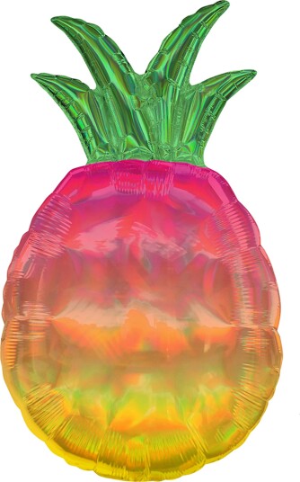 Riethmüller Folieballong Holografisk Ananas SuperShape 3930475