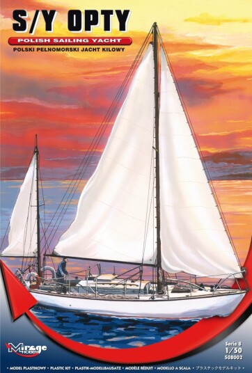Mirage S/Y OPTY Modellskip Byggesett 1:50