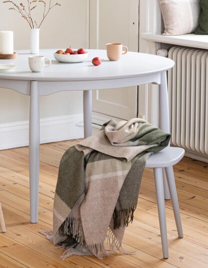 Elvang Ullpledd Manhattan flaskegrønn 130x200 Elvang Ullpledd Manhattan flaskegrønn 130x200
