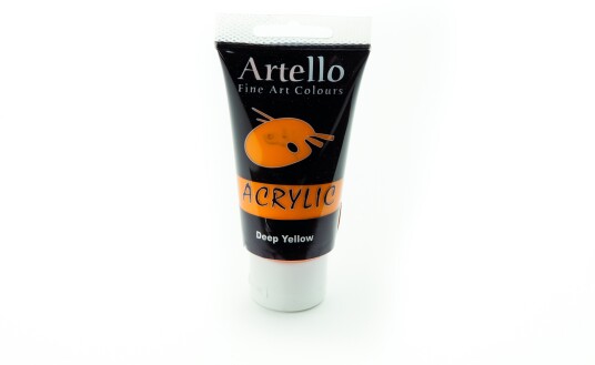 Artello Akrylmaling 75 Ml Mørk Gul
