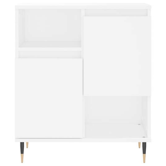 vidaXL Skjenk hvit 60x35x70 cm konstruert tre