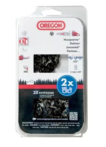 Oregon Sagkjede 64 Dl .325" 1,5 Mm 2 Pk.