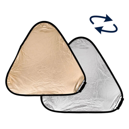 Manfrotto Trigrip Reflector Large 1.2m 1,2m Refleksskjerm, sunfire/sølv Manfrotto Trigrip Reflector Large 1.2m 1,2m Refleksskjerm, sunfire/sølv