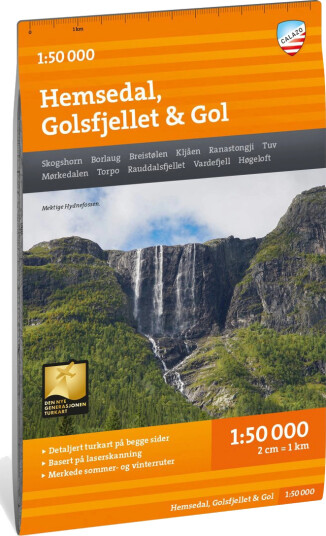 Calazo förlag Turkart Hemsedal, Golsfjellet & Gol 1:50.000 OneSize, NoColour Calazo förlag Turkart Hemsedal, Golsfjellet & Gol 1:50.000 OneSize, NoColour