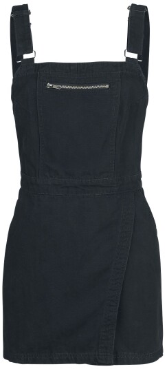 Forplay Kort kjole   Latzwickelkleid   S til 5XL   Damer   svart