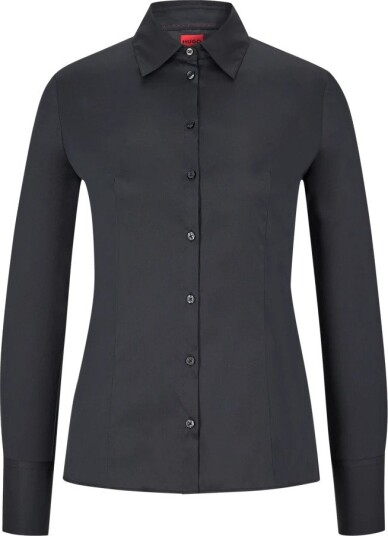 HUGO The Fitted Shirt Black 34
