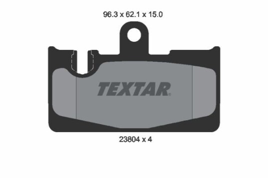 Bremseklosser TEXTAR 2380401 Bremseklosser TEXTAR 2380401