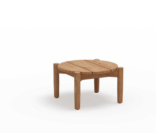 Skargaarden Koster sofabord Teak 42 cm H23 Natur