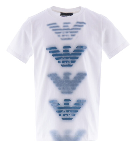 Giorgio Armani Emporio Armani T skjorte Hvit m. Blå Emporio Armani 6 år 116 T skjorte