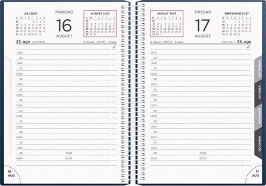 Mayland Dagkalender bl PP plast 2027