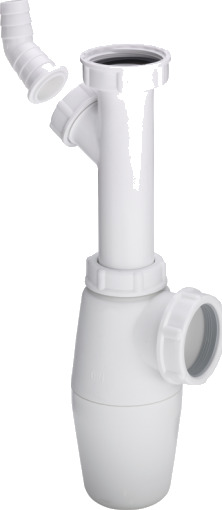 Vannlås 1,1/2" x 40 mm white