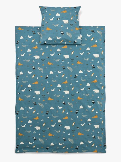 Liewood Carl Adult Printed Bedding - Blue - ONE SIZE