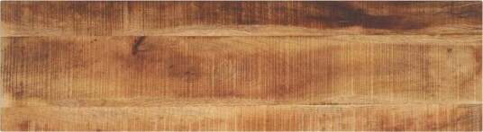 Bordplate 120x30x3,8 cm rektangulær grovt heltre mango