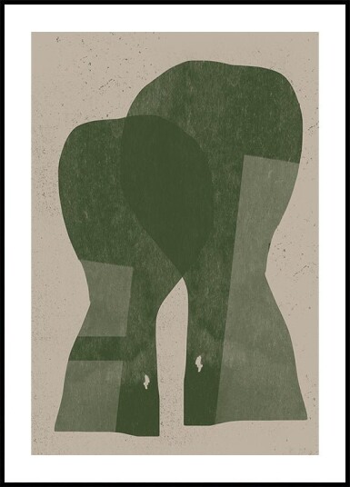 Muted Silhouettes Plakat / 100x150cm