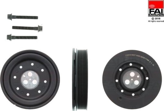 Remskivesett veivaksel FAI AutoParts FVD1018K Remskivesett veivaksel FAI AutoParts FVD1018K