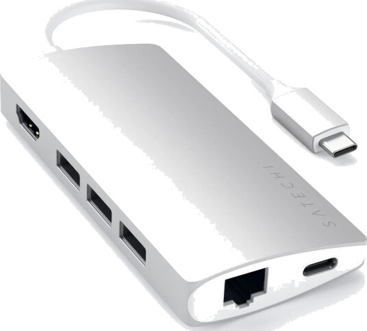 Satechi MultiPort 4K Docking V2 (sølv)