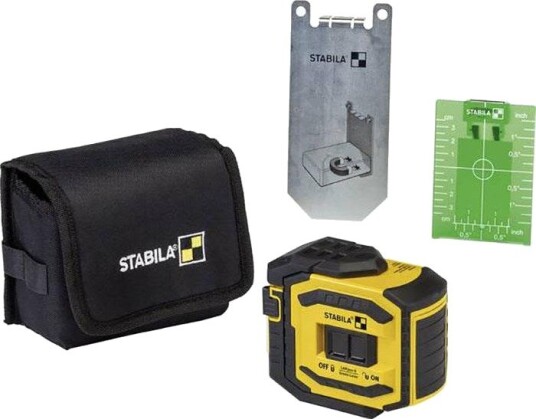 Stabila Krysslaser Lax 300 G Grønn, Med Tilbehør