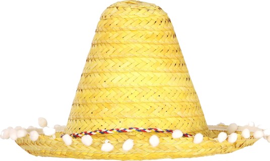 Fiestas Guirca Sombrero Liten Gul One size 13629