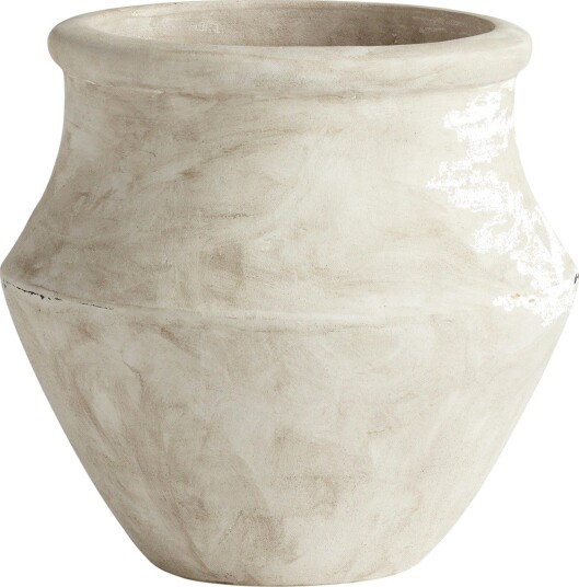 Greek Krukke Hvit, 34 cm