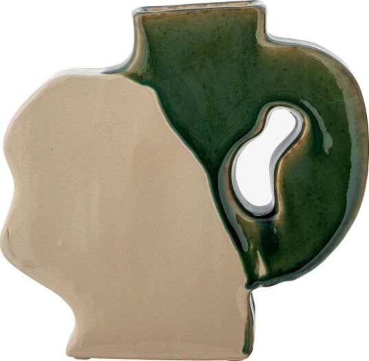 Bloomingville River Vase - GREEN - H20 cm