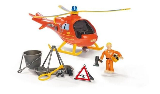Simba Fireman Sam Helicopter Wallaby with Figure 15cm