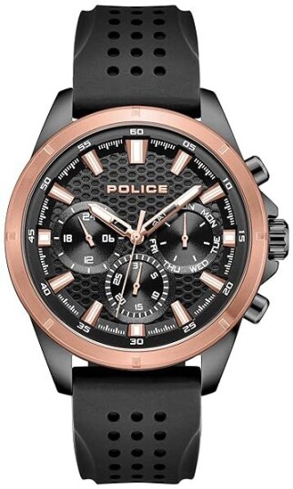 Police Herreklokke PEWJQ2204110 Motion Sort/Gummi Ø45 mm