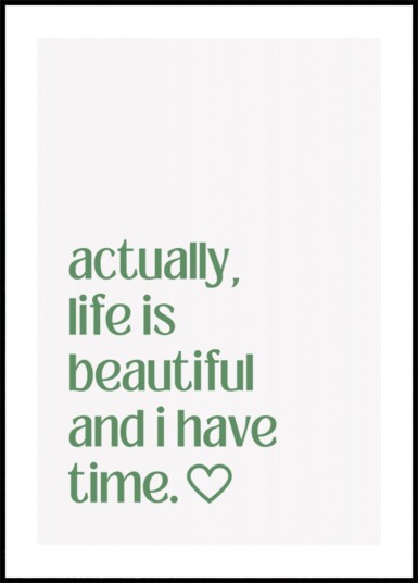 Embrace the Moment Plakat / 50x70