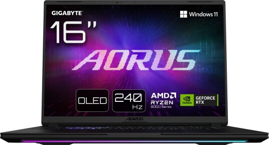 Gigabyte AORUS MASTER 16 16" 32GB 1TBSSD W11 Pro RYZ9 8940HX 8XJJ4DEE64SP