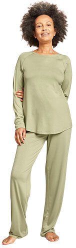 Boody Goodnight Raglan Sleep Top Sage str. M Boody Goodnight Raglan Sleep Top Sage str. M